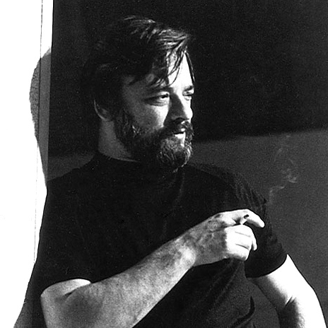 black and white photo of a young Stephen Sondheim