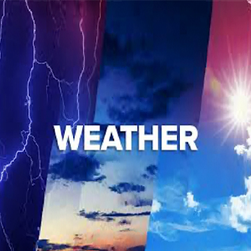 stormy weather and lightening